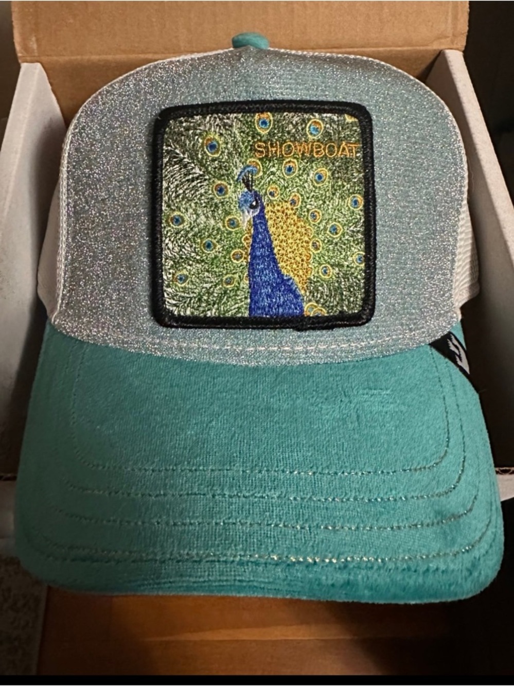 ISO Goorin Showboat Peacock Hat